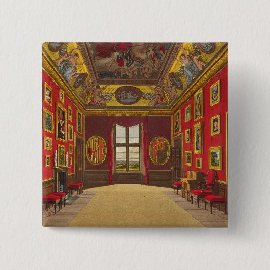 王のClosetの「王室のなResからのWindsorの城、 缶バッジ (正面)