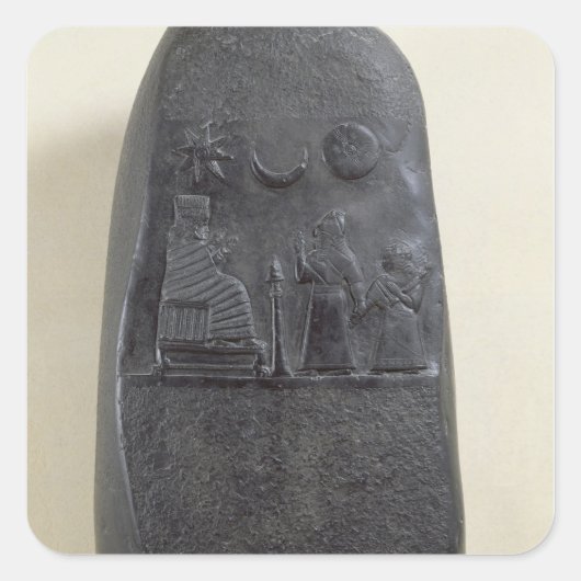 王のMelishikhu Kudurru II スクエアシール (正面)