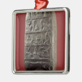 王のMelishikhu Kudurru II メタルオーナメント (左)