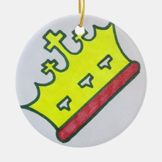 王のOrnament王 セラミックオーナメント (正面)