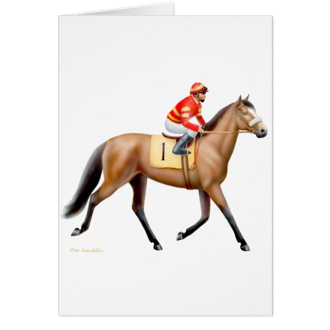 王のRacehorse Cardスポーツ (正面)