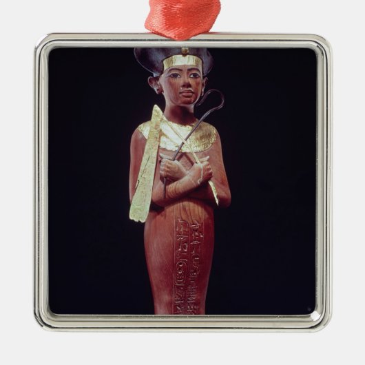 王のShabtiの姿 メタルオーナメント (正面)