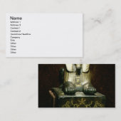 王のTuthmosisスフィンクスの小像III、新しいK 名刺 (正面/裏面)