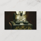 王のTuthmosisスフィンクスの小像III、新しいK 名刺 (裏面)