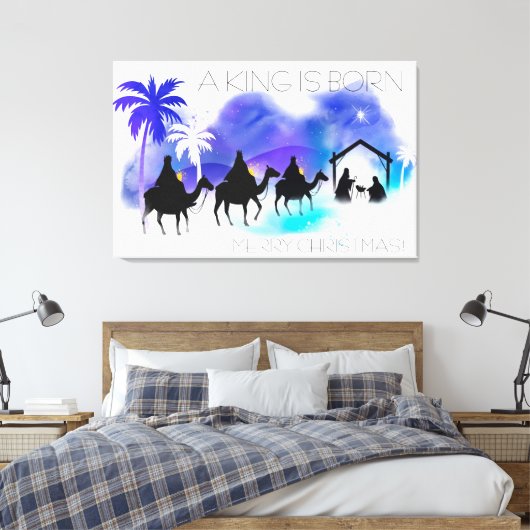 王は三生まれ人を率いる キャンバスプリント (インサイチュ (寝室))