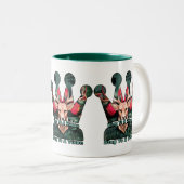 王は女王のスタッグにヴィクセンに ツートーンマグカップ (正面右)