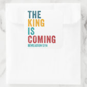 王は来の – 黙示録17:14クリスチャン スクエアシール (バッグ)