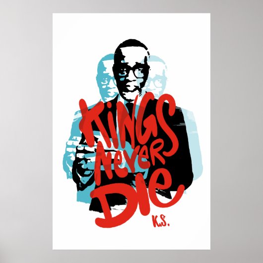 王は死なず、ケビン・サムエルへの献上品 ポスター (正面)