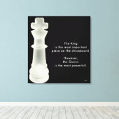 王は… キャンバスプリント (インサイチュ (ウッドフロア))