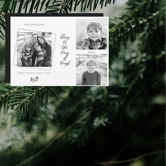 王への栄光コラージュ写真クリスマス