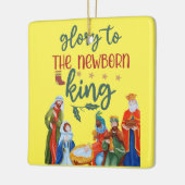 王への栄光生まれたばかりの セラミックオーナメント (左)