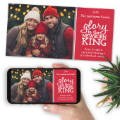 王への栄光 – 赤生まれたばかりの白い写真 シーズンカード