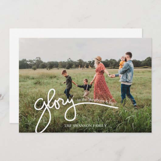 王への生まれたばかりの栄光の手 – 書 シーズンカード (正面/裏面)