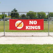 王よ！アンチトランプレッドOD 横断幕 (インサイチュ)