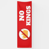 王よ！アンチトランプレッドOD 横断幕 (縦)