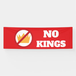 王よ！アンチトランプレッドOD 横断幕