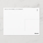 王よ!アンチトランプ国旗 ポストカード (裏面)