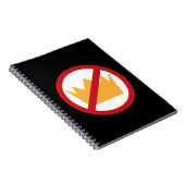 王よ！アンチトランプ黒 ノートブック (右側)