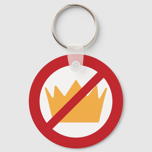 王よ！アンチトランプ キーホルダー (正面)