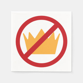 王よ！アンチトランプ スタンダードカクテルナプキン