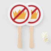 王よ！アンチトランプ ハンドファン (正面&裏面)