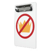 王よ！アンチトランプ ミニクリップボード (アングル2)