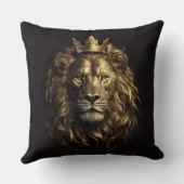 王よ！オズの臆病ではないライオン クッション (裏面)