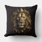 王よ！オズの臆病ではないライオン クッション (正面)