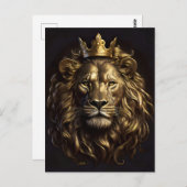 王よ！オズの臆病ではないライオン ポストカード (正面/裏面)