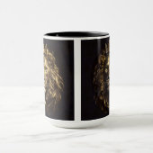 王よ！オズの臆病ではないライオン マグカップ (中央)