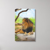 王よ！ キャンバスプリント (正面)