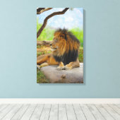 王よ！ キャンバスプリント (インサイチュ (ウッドフロア))