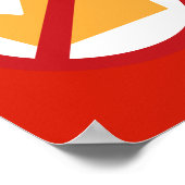 王よ!レッド ポスター (角)