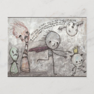 王を後を追って下さい ポストカード