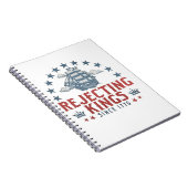 王を拒否する1776年7月4日 ノートブック (右側)