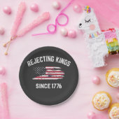 王を拒絶する1776年7月4日 ペーパープレート (パーティー)