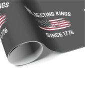 王を拒絶する1776年7月4日 ラッピングペーパー (ロールコーナー)