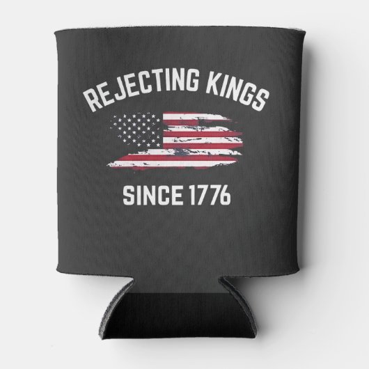 王を拒絶する1776年7月4日 缶クーラー (正面)
