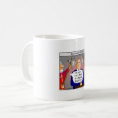 王を解任して下さいCartoon Mug コーヒーマグカップ (正面左)