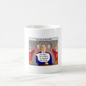 王を解任して下さいCartoon Mug コーヒーマグカップ (中央)