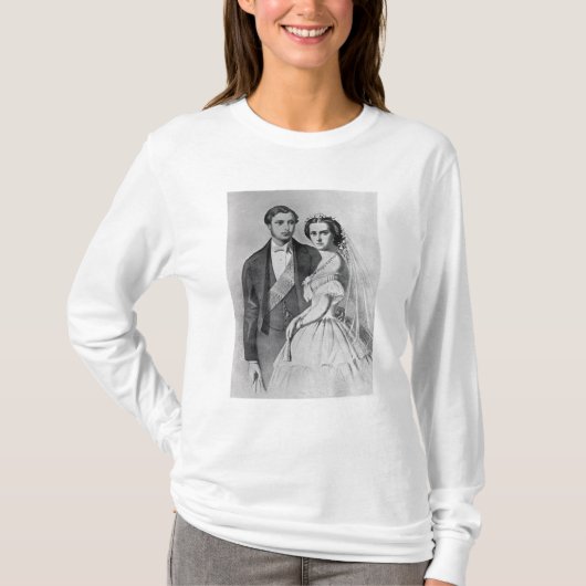 王エドワードおよび女王アレキサンドラ Tシャツ (正面)