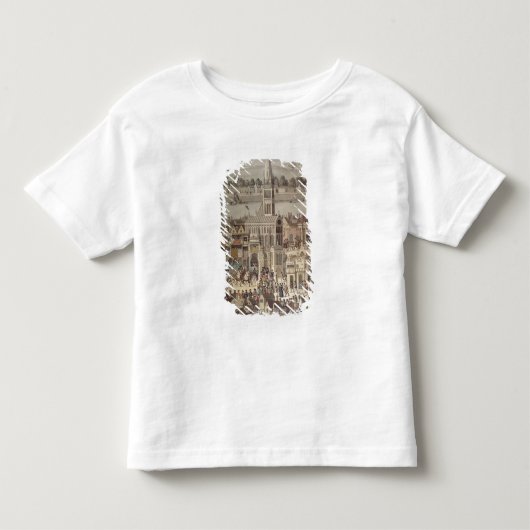 王エドワード六世の即位の行列 トドラーTシャツ (正面)