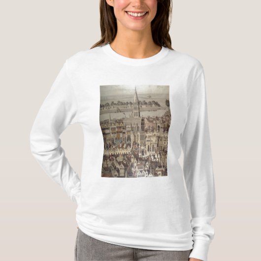 王エドワード六世の即位の行列 Tシャツ (正面)
