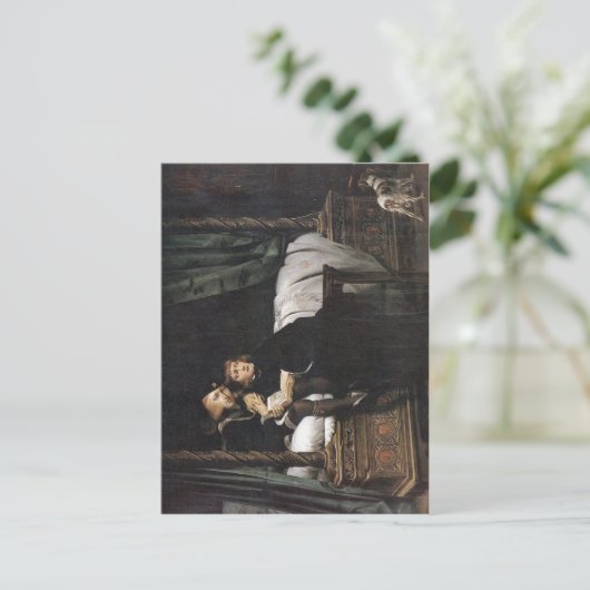 王エドワード5世とニューヨーク公は塔の中に ポストカード (スタンド正面)