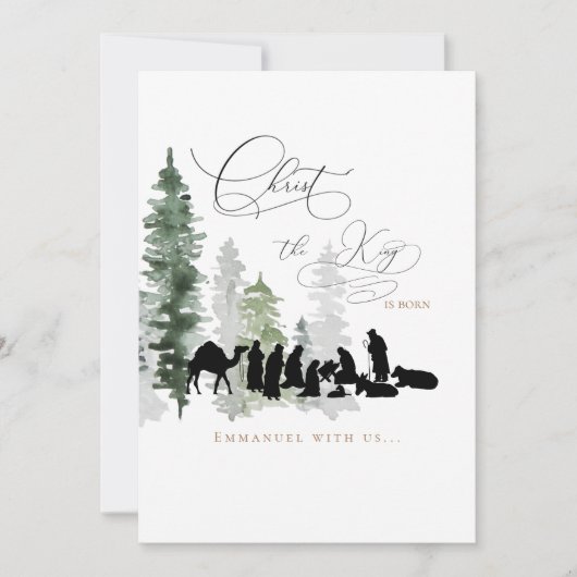 王キリストはクリスチャンの生まれ出生である (正面)