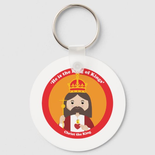 王キリスト キーホルダー (正面)