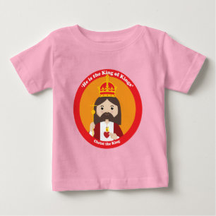 王キリスト ベビーTシャツ