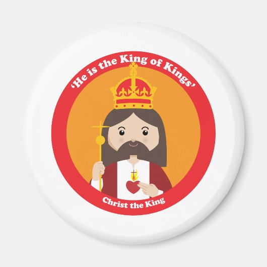 王キリスト マグネット (正面)