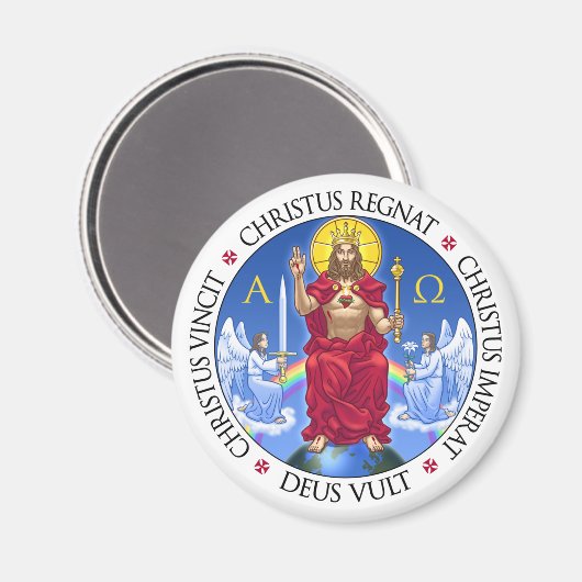 王キリスト – 磁石 (正面/裏面)