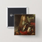 王ジェイムズ二世、c.1690のポートレート 缶バッジ (正面&裏面)